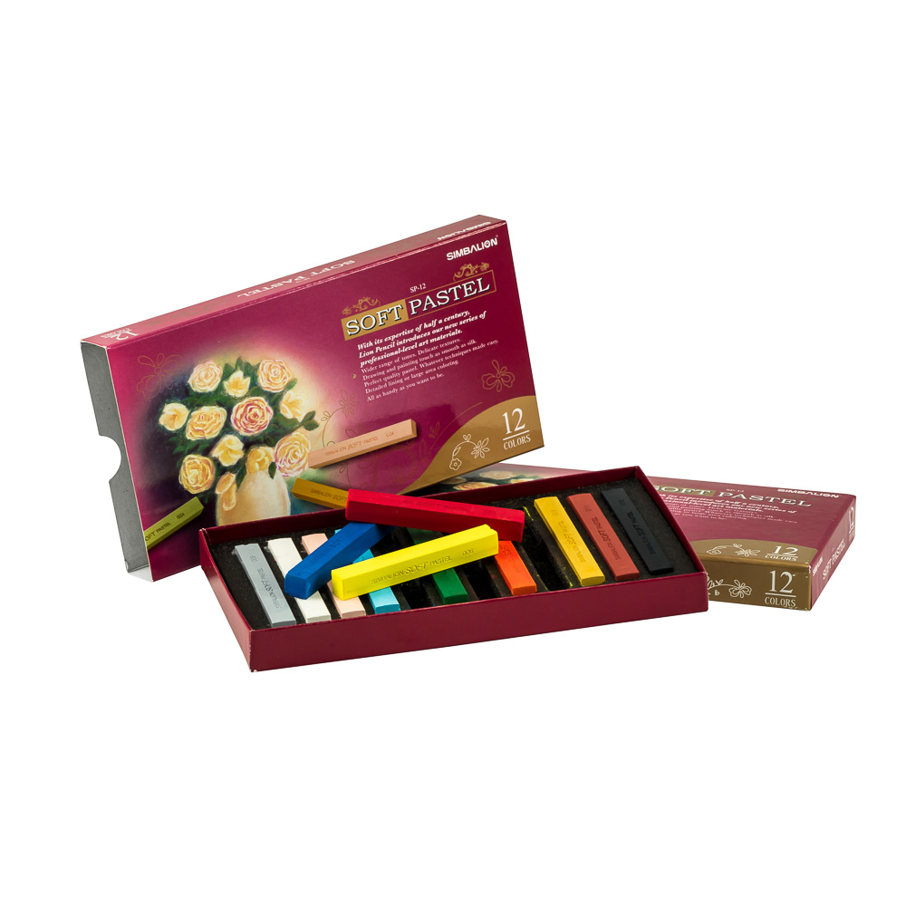 CRAYON PASTEL SIMBALION SP-12 SECO 12 COL.