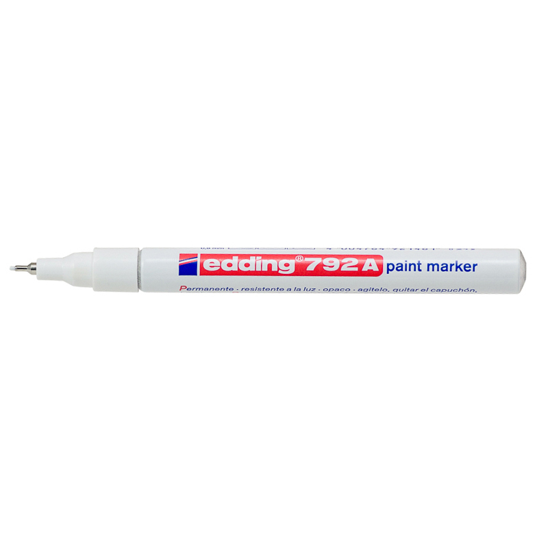 MARCADOR EDDING PERMANENTE 792 FINO BLANCO (10)