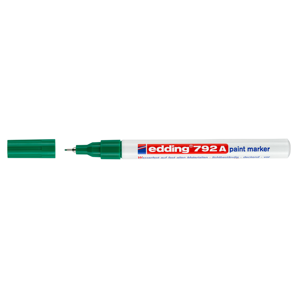 MARCADOR METALICO EDDING 792 P/FINA VERDE