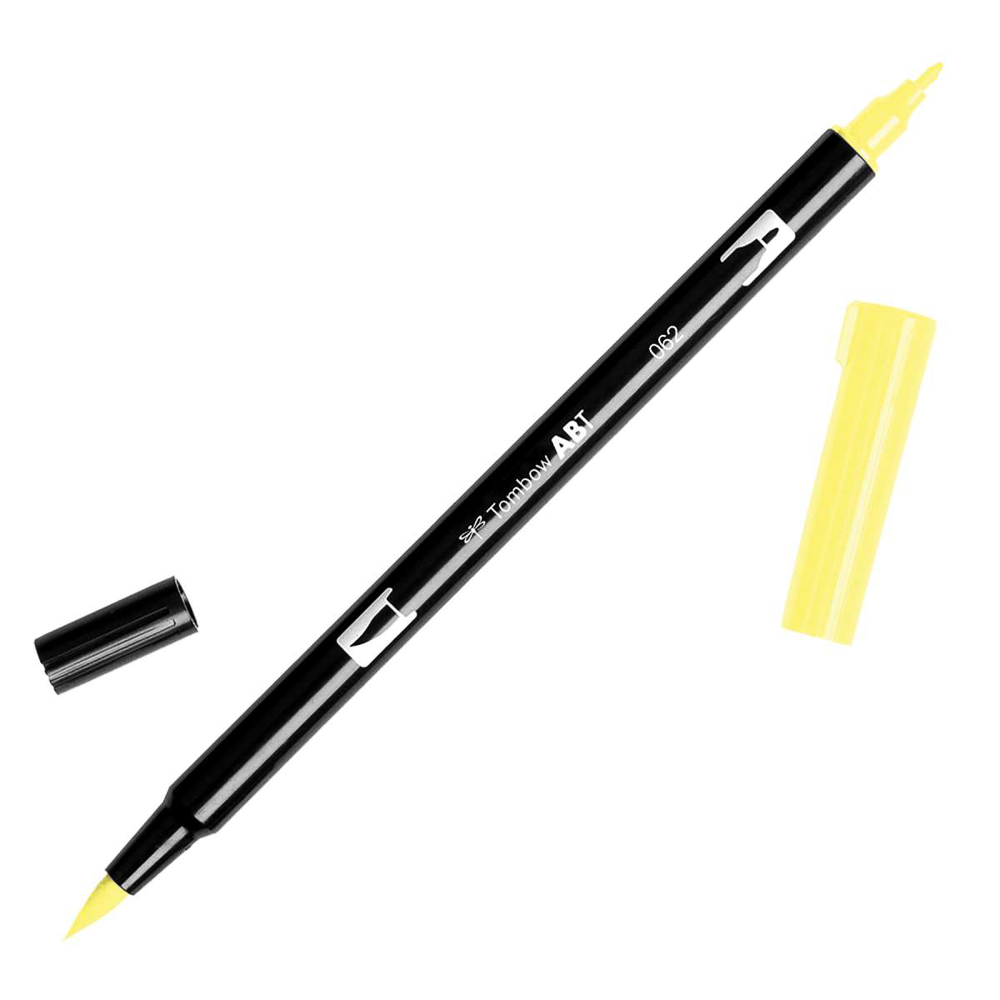 MARCADOR TOMBOW PINCEL-FINO 062 AMARILLO PALIDO