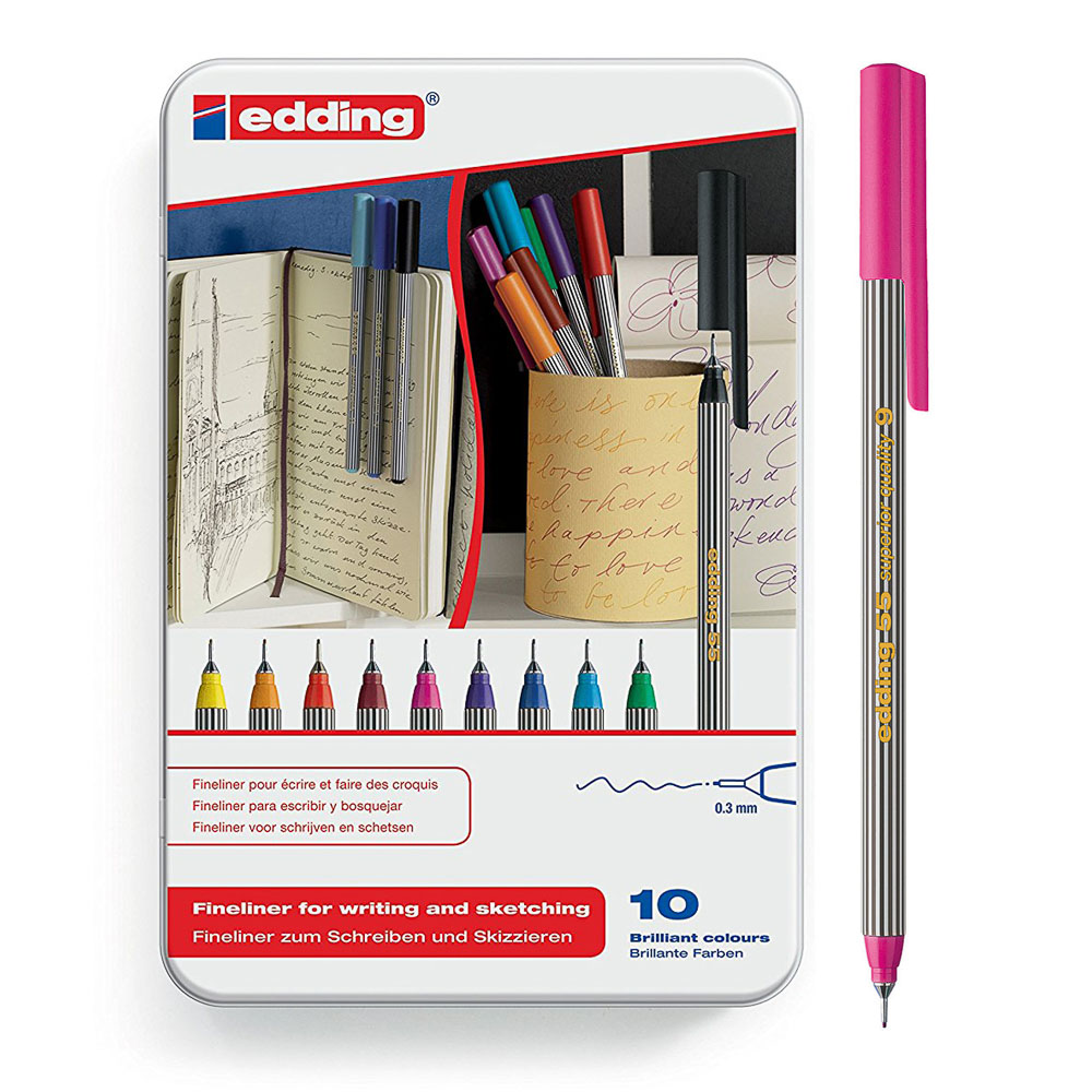 MARCADORES EN ESTUCHE EDDING 55-16 P/RAPIDOGRAFO 16 COL