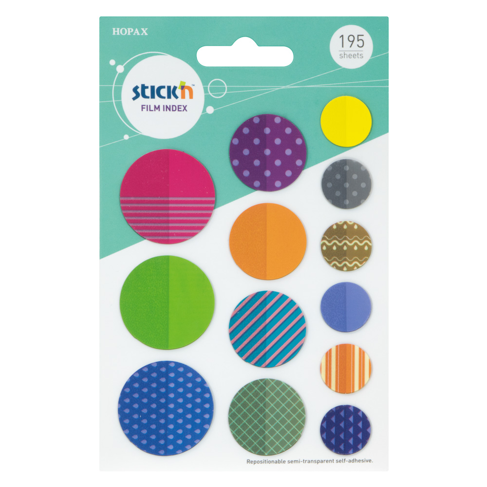 BANDERITAS STICKN 21761 CIRCULOS