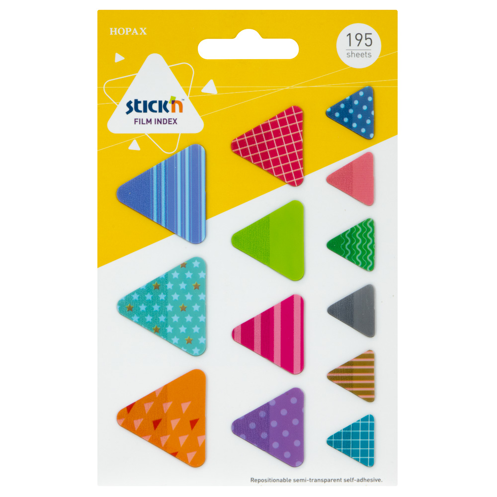 BANDERITAS STICKN 21762 TRIANGULOS