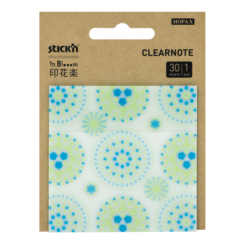 BLOCK STICKN 28042 3"X 3" CLEARNOTE DISEÑOS