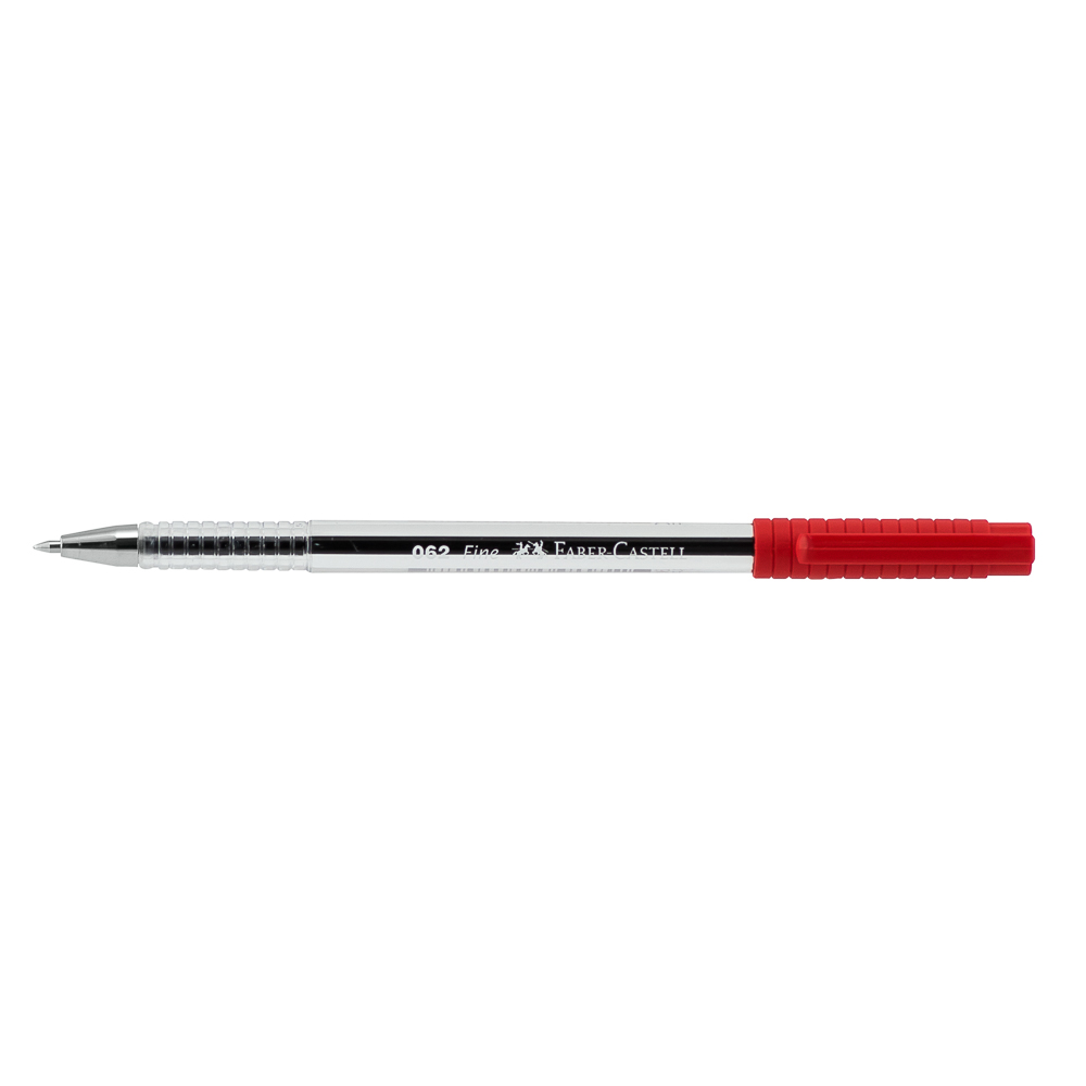 BOLIGRAFO FABER CASTELL 62-F PUNTO FINO ROJO 