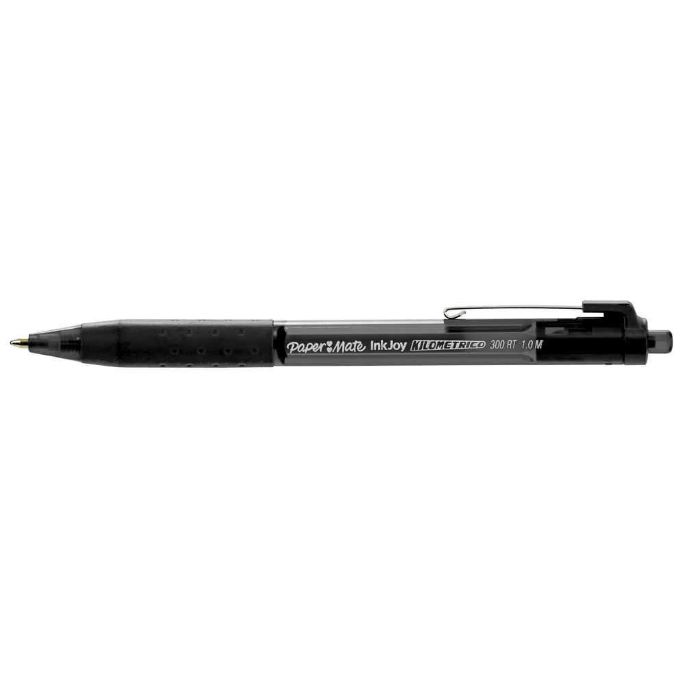 BOLIGRAFO PAPER MATE KILOMETRICO 300 RETRACTIL NEGRO 1.0 M 