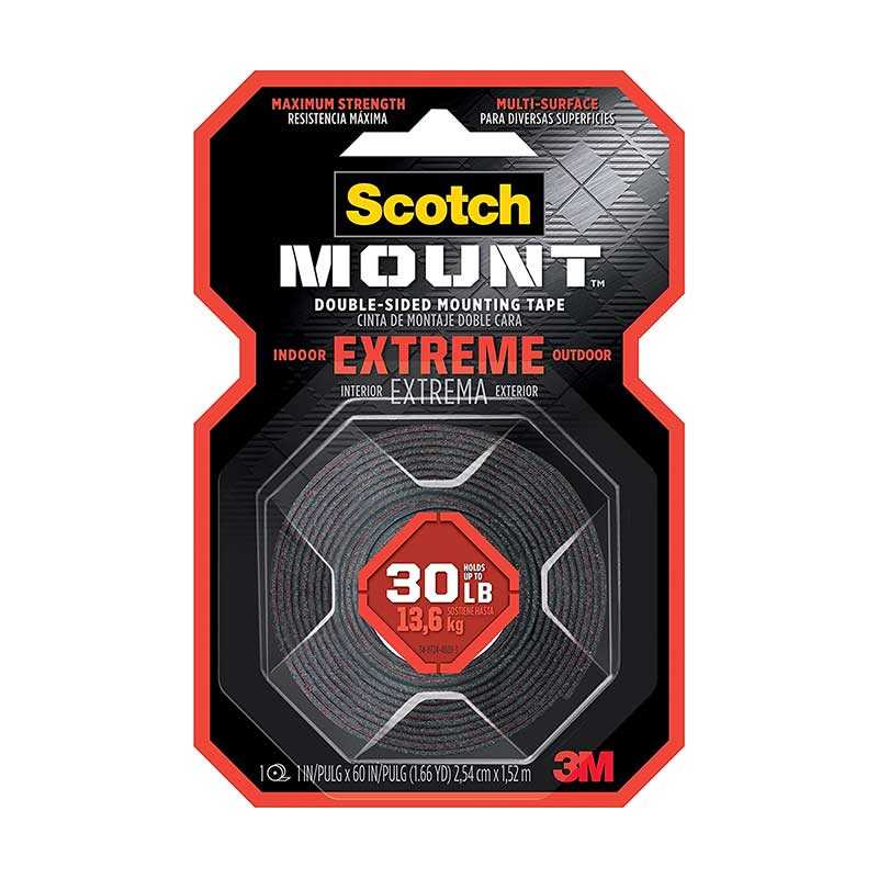 CINTA ADHESIVA SCOTCH 414H MOUNTING INTERIORES EXTERIORES 1"X60"