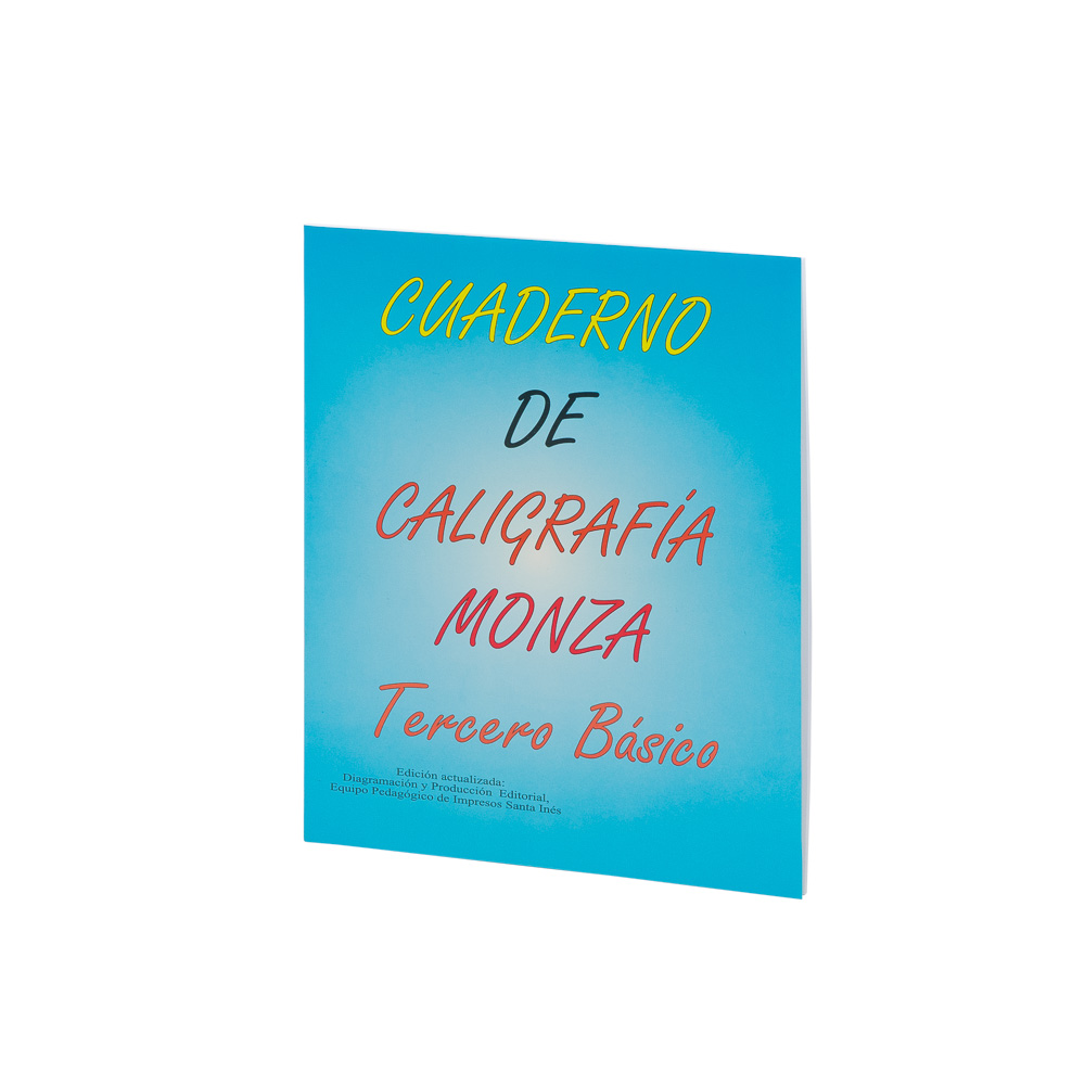 CUADERNO DE CALIGRAFIA MONZA TERCERO BASICO