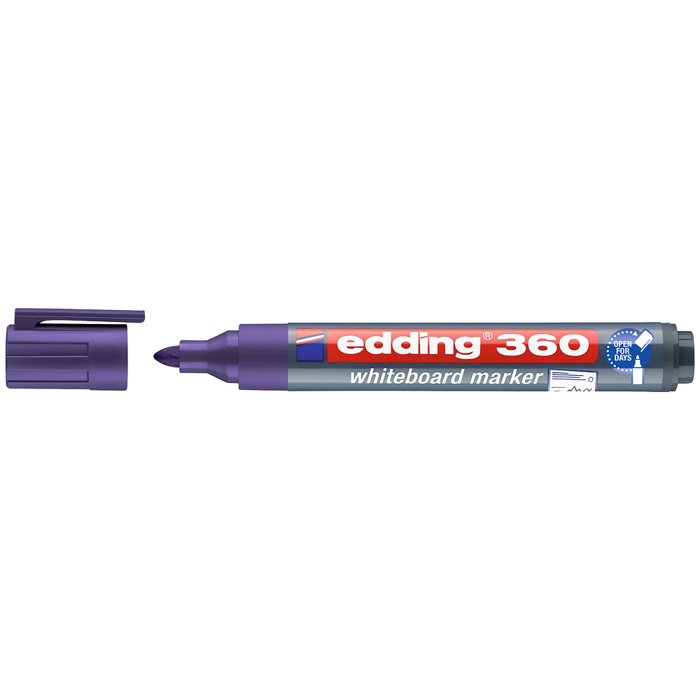 MARCADOR EDDING PIZARRA 360 REDONDO VIOLETA