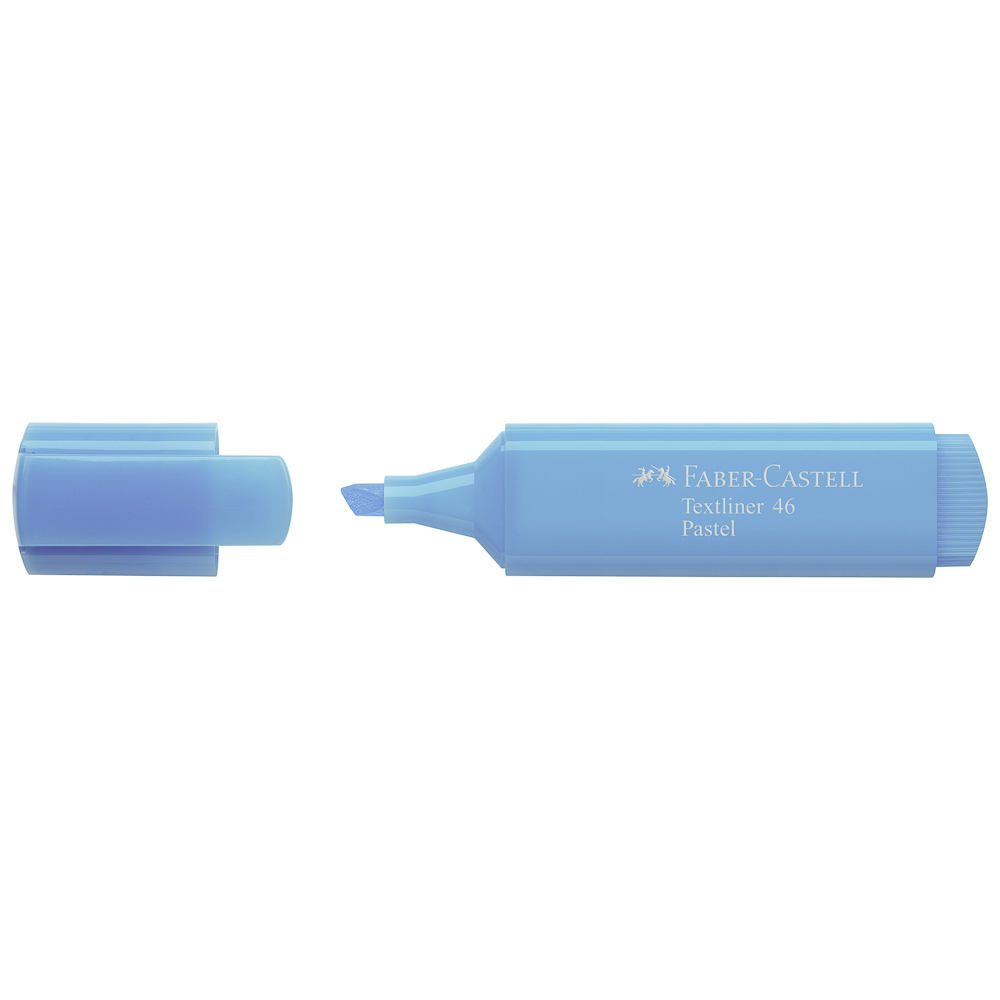 MARCADOR RESALTADOR FABER CASTELL PASTEL 4657 CELESTE