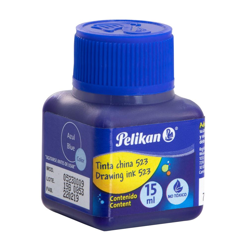 TINTA CHINA PELIKAN 05230009 523 15ML AZUL ULTRA