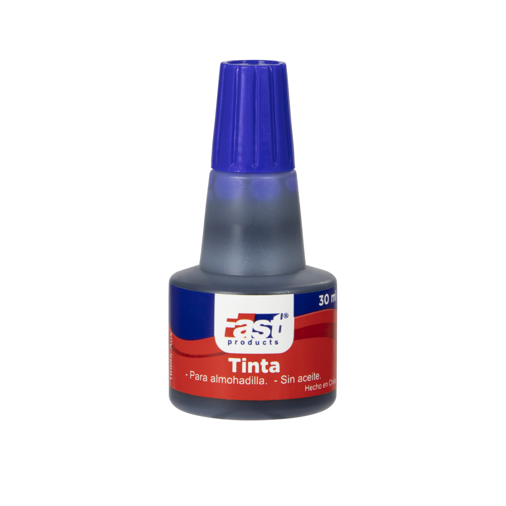 TINTA P/ALMOHADILLA FAST GOTERO 30ML AZUL