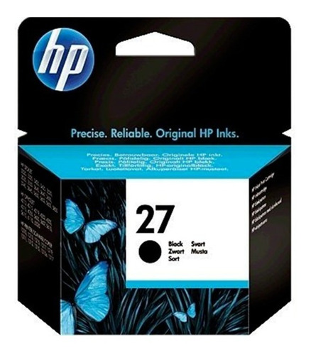 CARTUCHO ORIGINAL HP 27 NEGRO C8727A