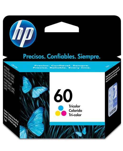 CARTUCHO ORIGINAL HP 60 COLOR CC643WL