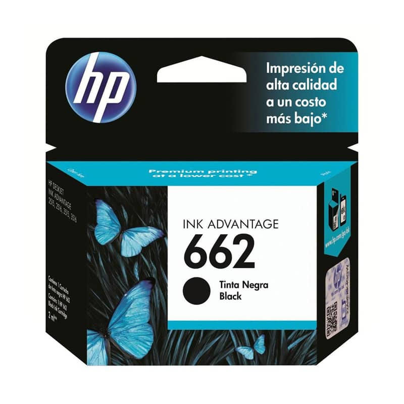 CARTUCHO ORIGINAL HP 662 NEGRO