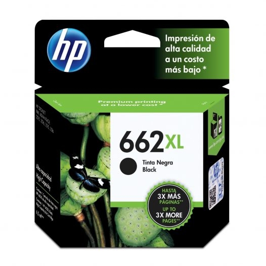 CARTUCHO ORIGINAL HP 662XL NEGRO CZ105AL