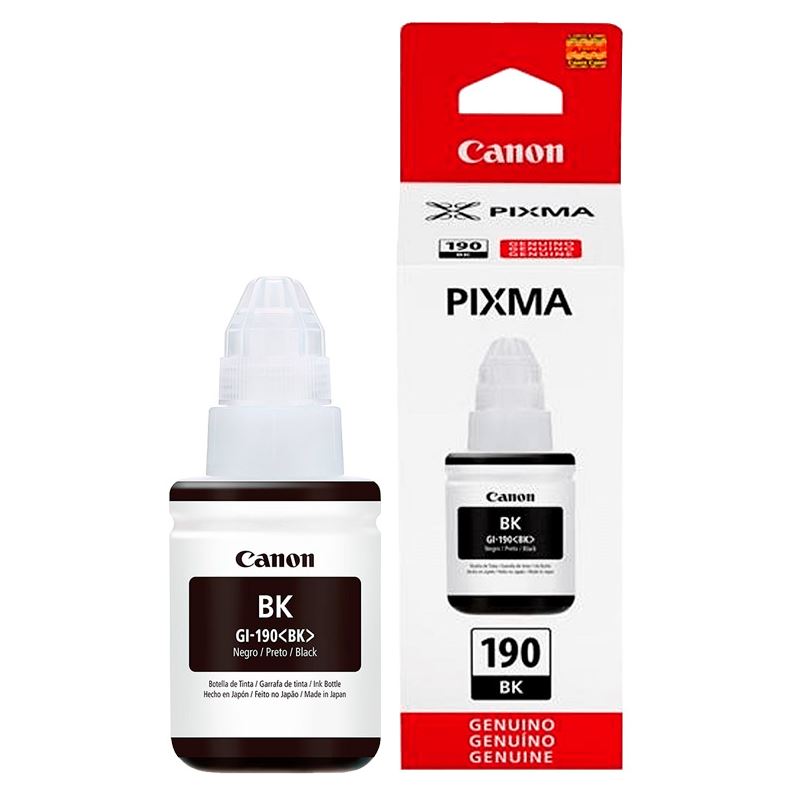 TINTA ORIGINAL CANON GI-190 BLACK 135ML