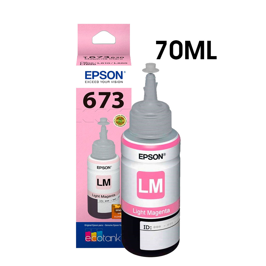 TINTA ORIGINAL EPSON L800 T673620 LIGTH MAGENTA 70ML 