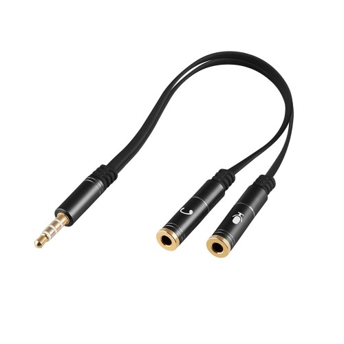 ADAPTADOR 3.5MM ARGOM A AUDIO Y MICROFONO 