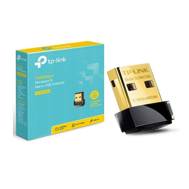 ADAPTADOR DE RED USB A WIFI TP-LINK TL-WN725N NANO 150 MBPS 