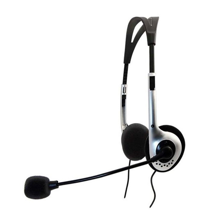 AUDIFONOS ARGOM TIPO HEADSET CLASSIC88 3.5MM MICRÓFONO NEGRO 