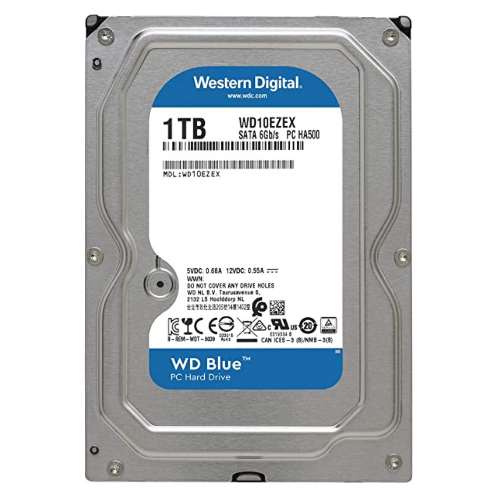 DISCO DURO INTERNO 1TB WESTERN DIGITAL BLUE 7200 RPM