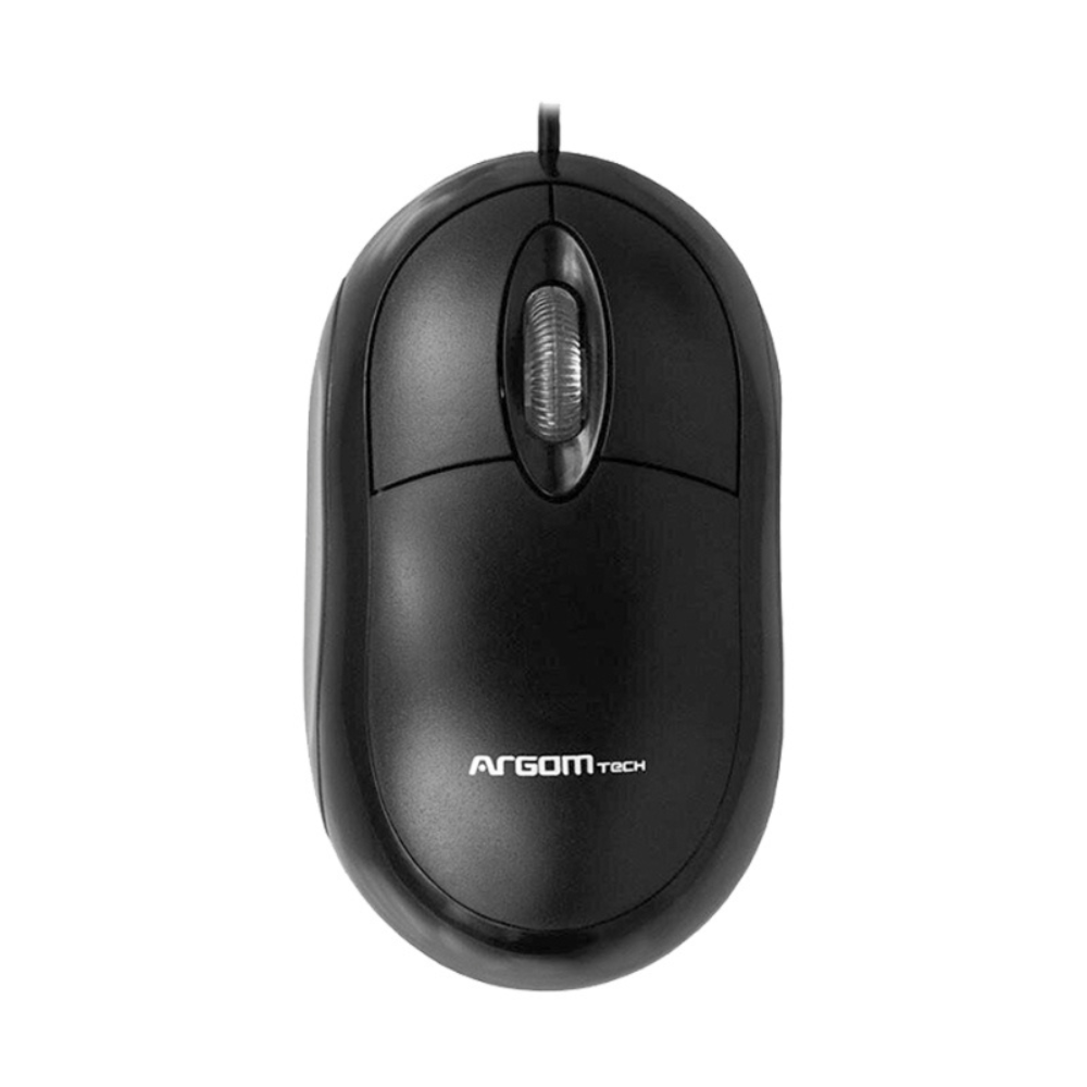 MOUSE ALAMBRICO ARGOM CLASSIC OPTICO 800DPI NEGRO