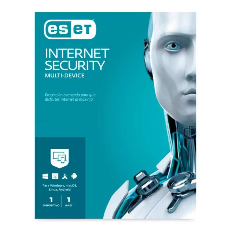 LICENCIA ESSET INTERNET SECURITY ANTIVIRUS 1 DISPOSITIVO 1 AÑO MAESTRO ESTUDIANTE 