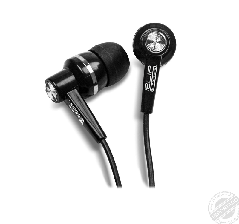 STEREO EARPHONES KLIPXTREME COLOR NEGRO 