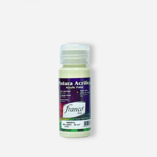 PINTURA ACRILICA 60 ML. 065 MARFIL FRANCO ARTE