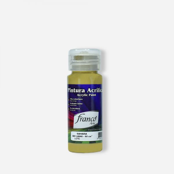 PINTURA ACRILICA 60 ML. 068 SAHARA FRANCO ARTE