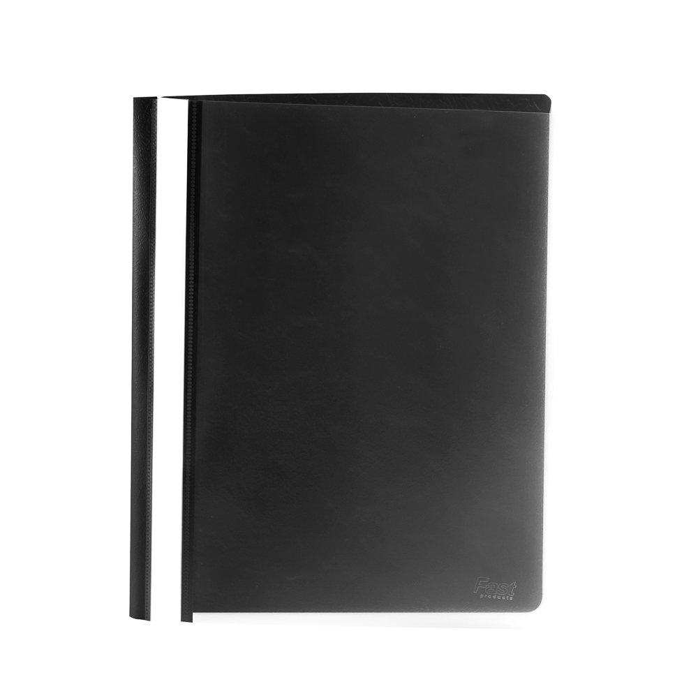 FOLDER PLASTICO FAST CARTA NEGRO