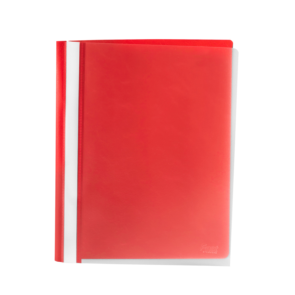 FOLDER PLASTICO FAST CARTA ROJO