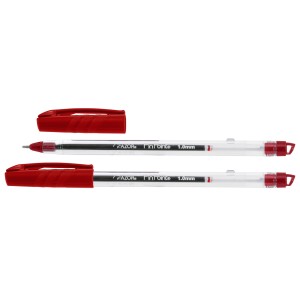 BOLIGRAFO AZOR 6830RO MEDIANO 1.0MM ROJO (30X12)