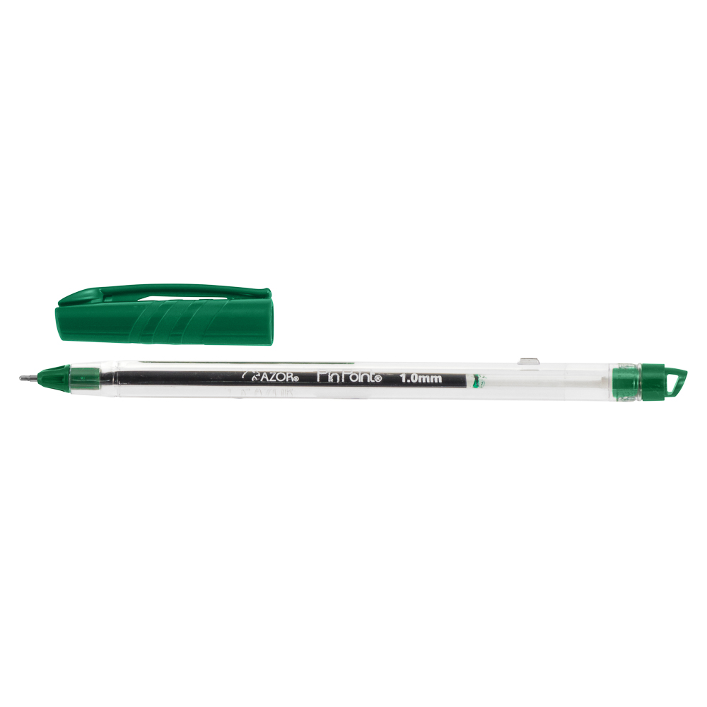 BOLIGRAFO AZOR 6830VE MEDIANO 1.0MM VERDE (30X12)