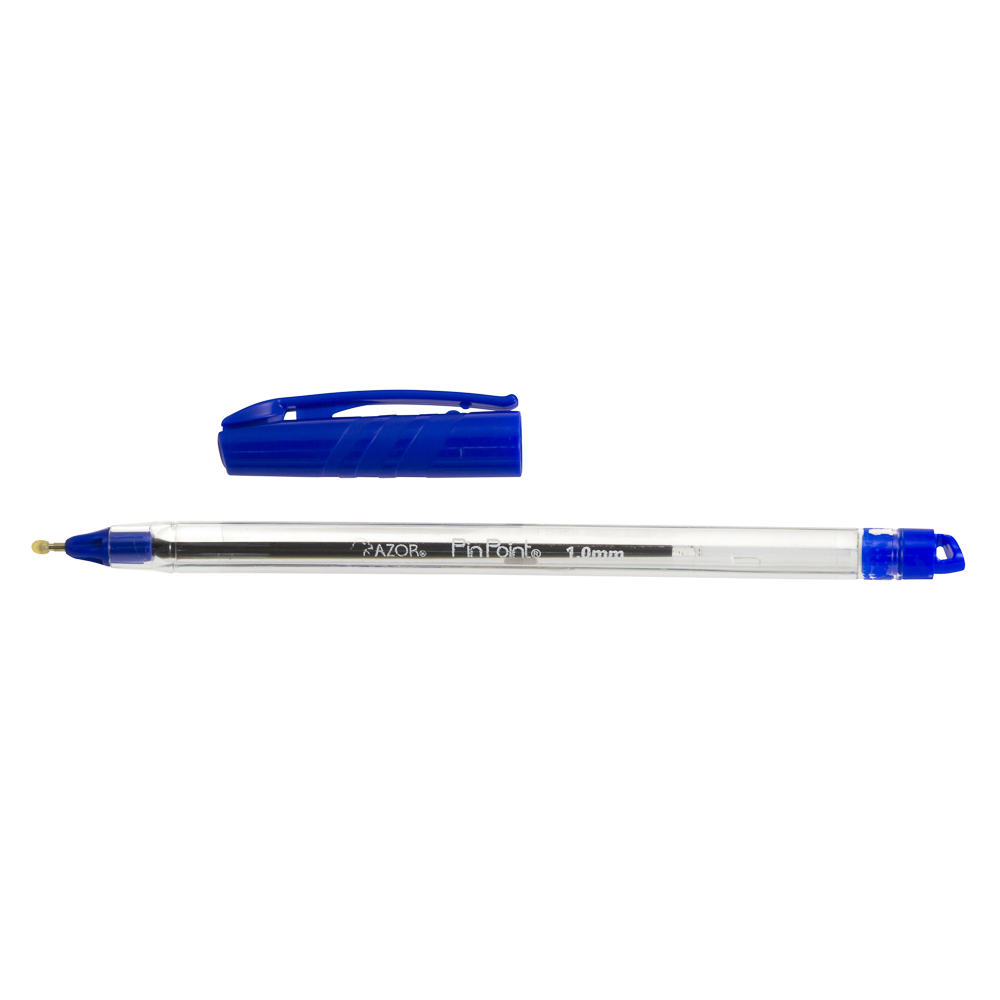 BOLIGRAFO AZOR 6830AZ MEDIANO 1.0MM AZUL (30X12)