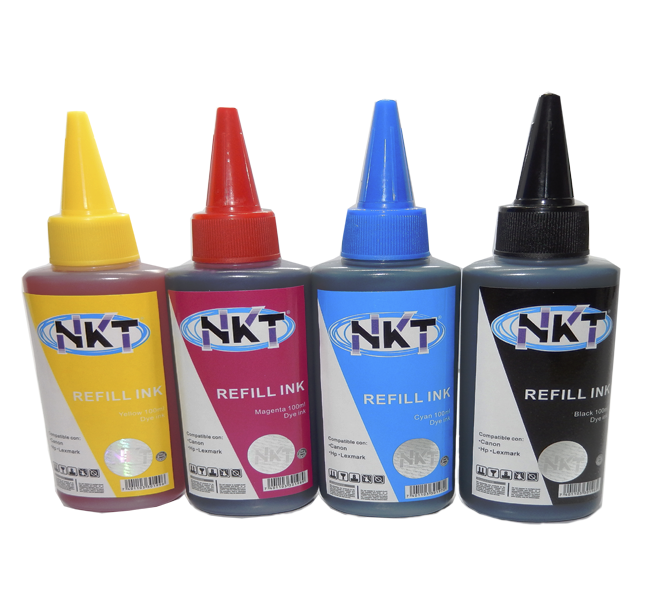 TINTA GENERICA UNIVERSAL NKT PACK 4 100ML