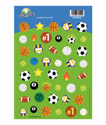 STICKERS INDIVIDUAL DEPORTES