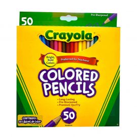 CRAYOLA CRAYON DE MADERA LARGO 50 CLS.