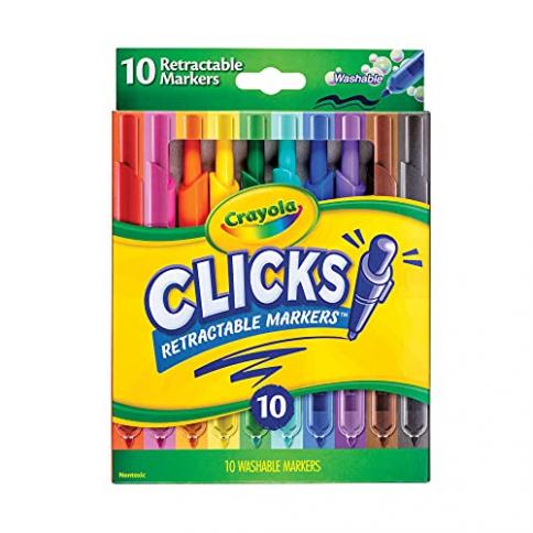 CRAYOLA MARCADOR RETRACTIL 10 COL.