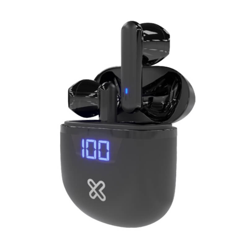 AUDIFONOS KLIP XTREME BLUETOOTH IN-EAR TOUCHBUDS CON MICROFONO NEGRO