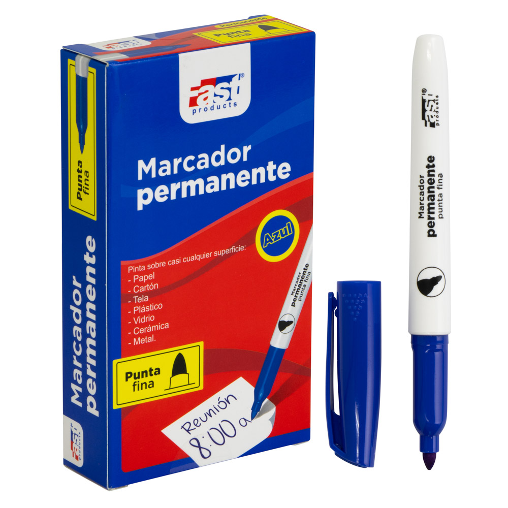 MARCADOR PERMANENTE FAST P/FINA DORADO