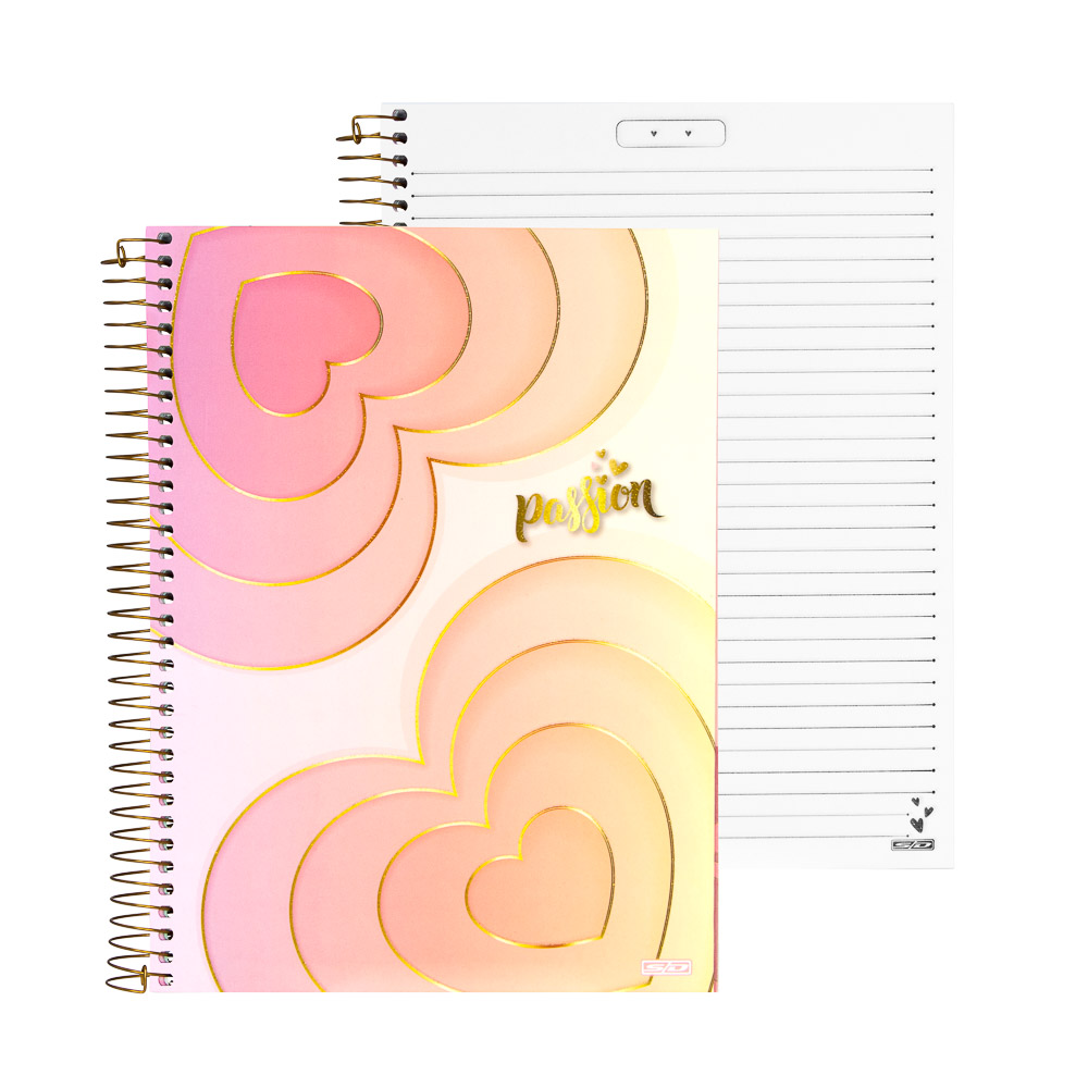 CUADERNO CON ESPIRAL SD 10186 T DURA 160H PASSION (6X4)