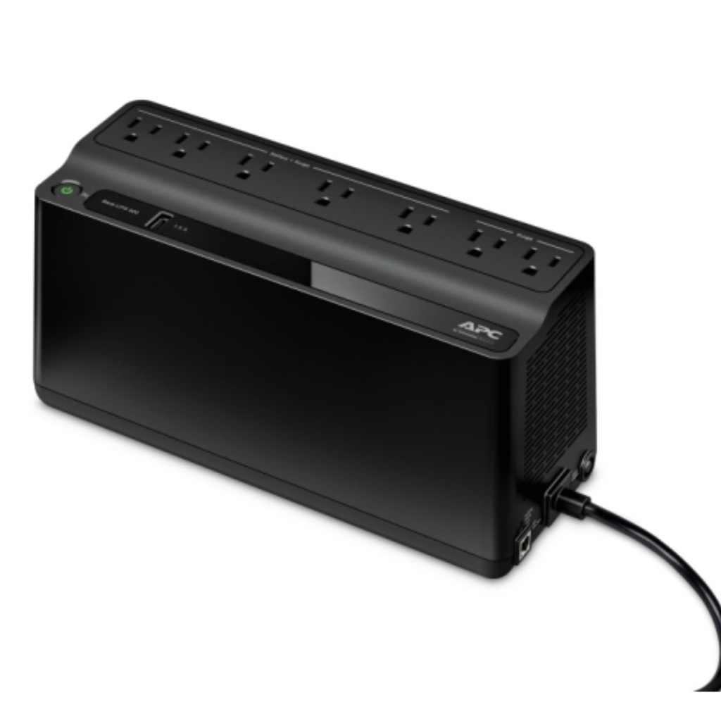 APC Back-UPS 600VA, 120V,1 USB charging port