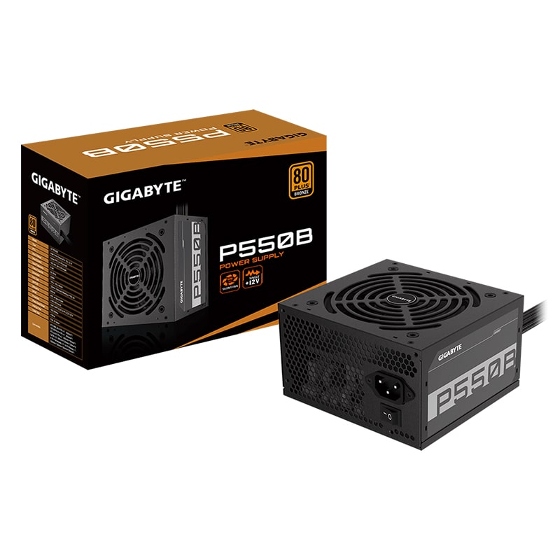 FUENTE DE PODER 550W GIGABYTE P550B 80 PLUS BRONZE