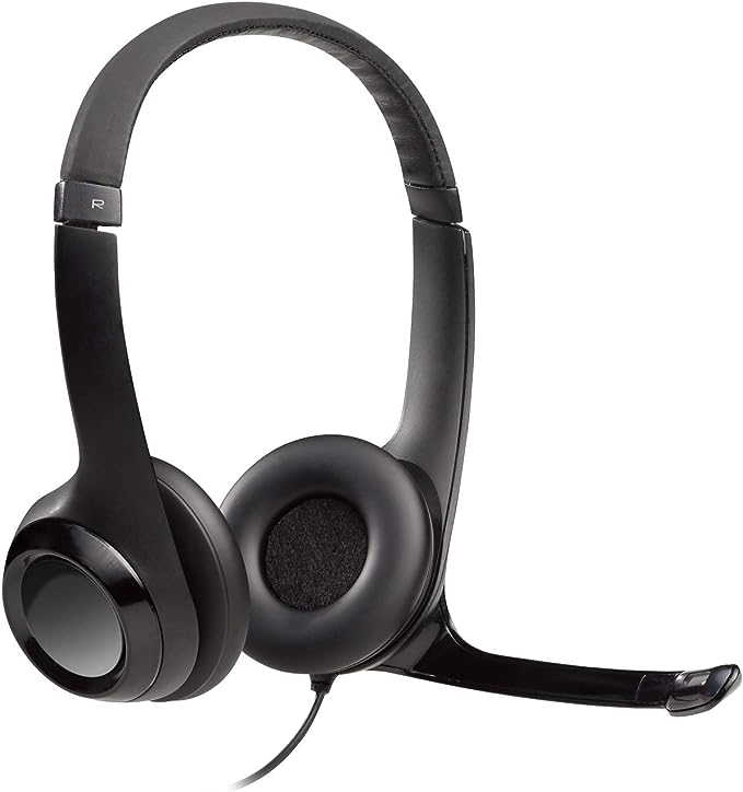 AUDIFONOS TIPO HEADSET LOGITECH H390 USB CON MICROFONO NEGRO