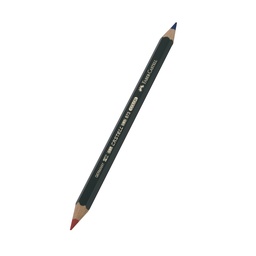 [10686] CRAYON DE MADERA FABER CASTELL ROJO/AZUL GRUESO