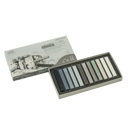 [13674] CRAYON PASTEL SIMBALION SP-12S SECO 12 COL. SKETCH