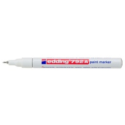 [05533-BLANCO] MARCADOR EDDING PERMANENTE 792 FINO BLANCO (10)