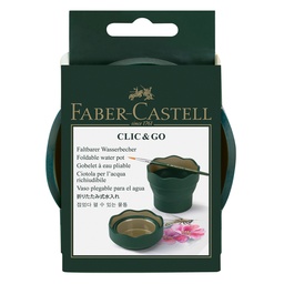 [15492] VASO FABER CASTELL 181520 PARA PINCELES CLIC&CO VERDE